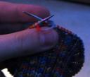draw yarn through stitches