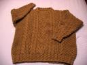 Handspun Aran Sweater