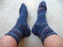 Jitterbug Slate socks done