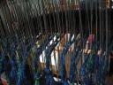 Heddles threaded