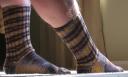 STR Carbon socks side view